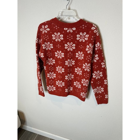 Madewell Fair Isle Crewneck Sweater Women Mediumm - Picture 4 of 4